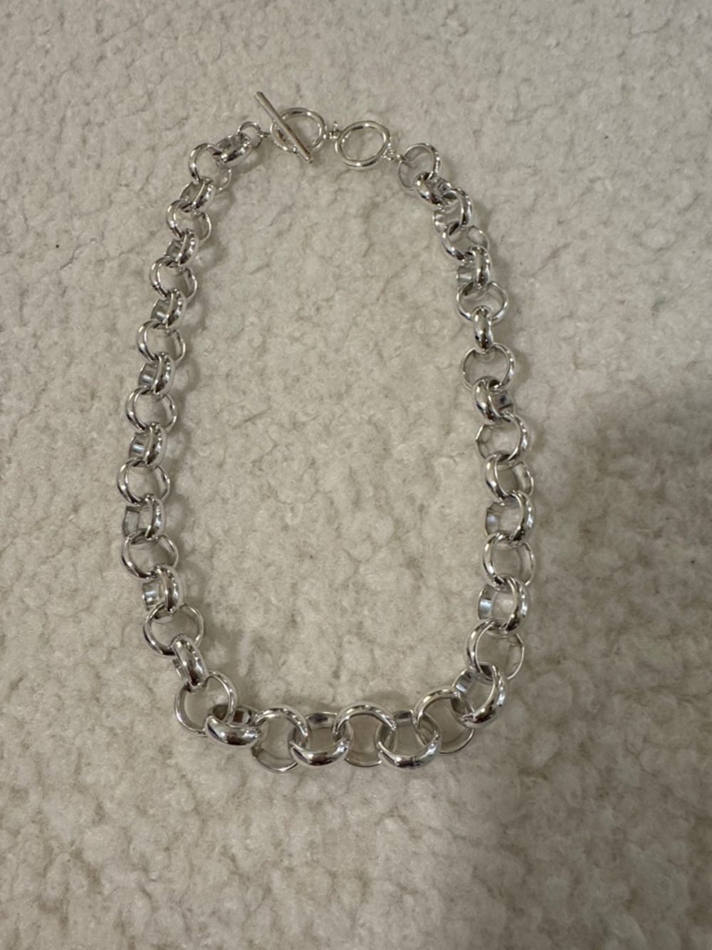 Silver Link Chain Necklace - Women Jewelry